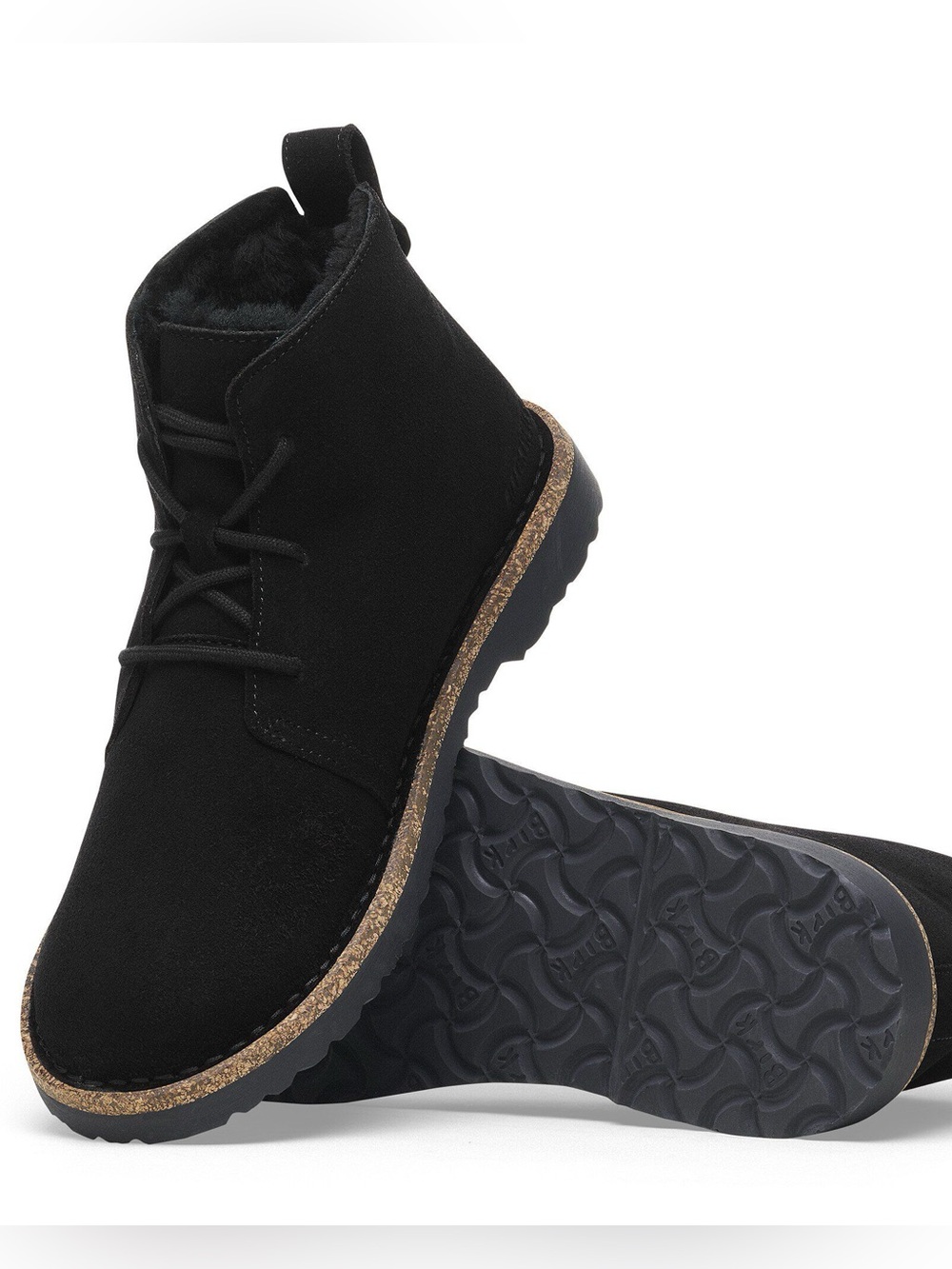 Birkenstock women’s Uppsala Mid Shearling
Suede Leather booties